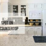 how to fix dull spot on quartz countertop